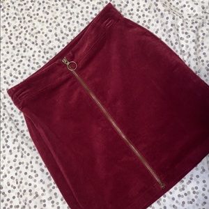 Forever 21 red mini skirt